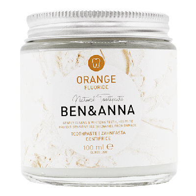 Ben & Anna: Dentífrico en crema con flúor sabor naranja